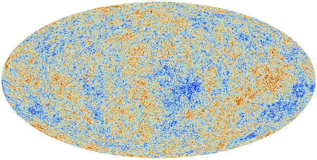El fondo de microondas cósmico, según el telescopio Planck